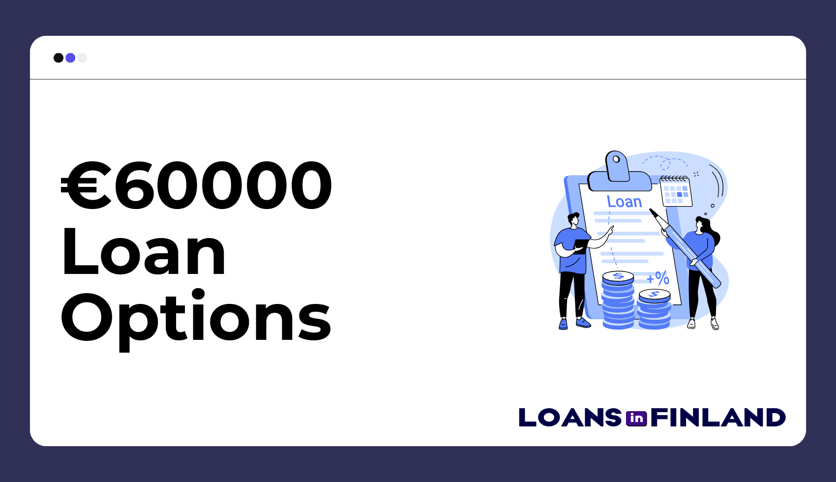 €60000 Loan Options