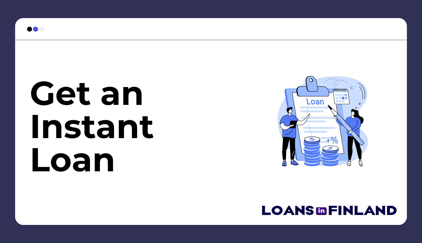 Get an Instant Loan