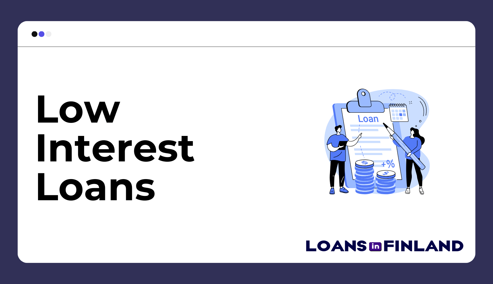 Low Interest Loans